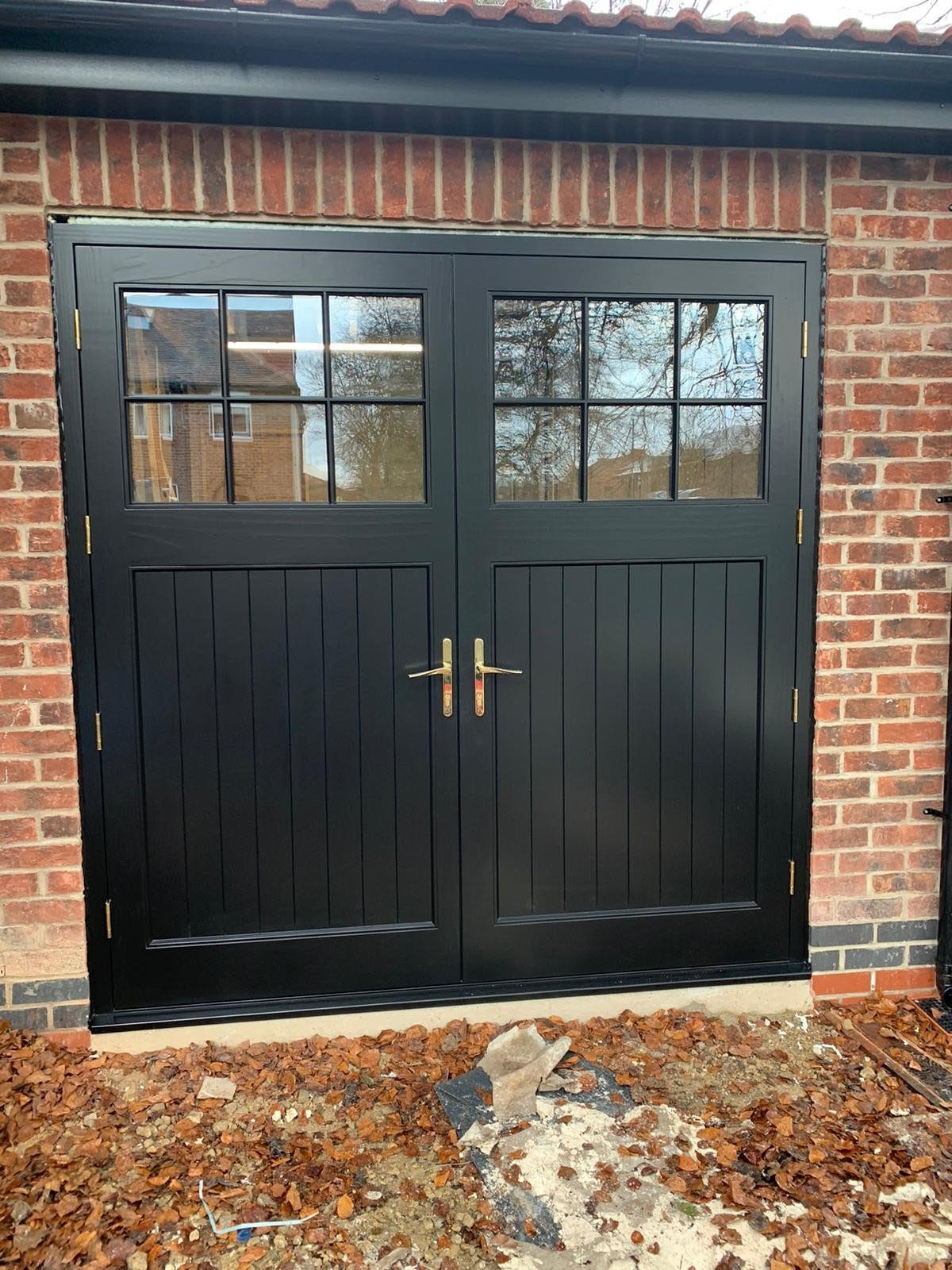 Black Garage Doors 2